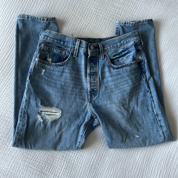 Levi’s Premium 501 Skinny Jeans in “Can’t Touch This” • Women’s 31 👖 - Picture 4 of 16